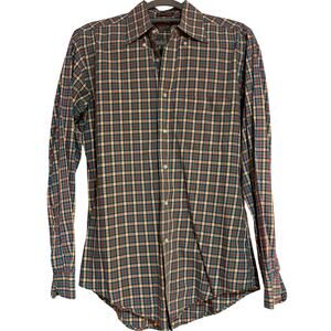 Norman Limited Edition 100% Combed Cotton Plaid Button Down 15/33